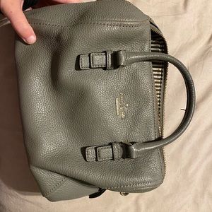 Gray Kate Spade medium size crossbody purse